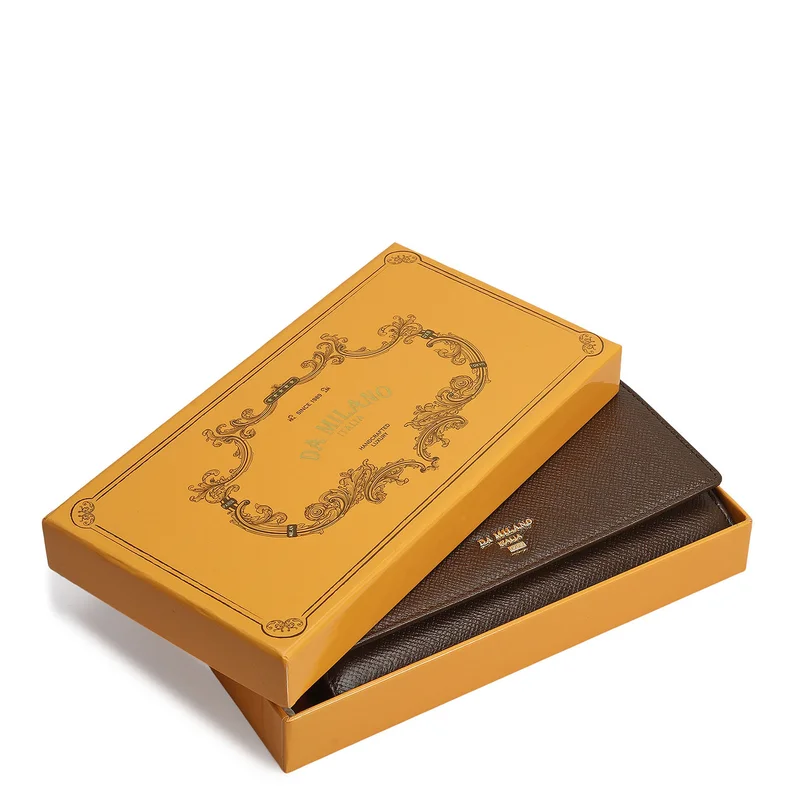 Da Milano Walnut Franzy Leather Ladies Wallet - Walnut for Women | Best Price UAE